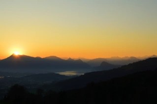 Foto Sonnenaufgang Luzern